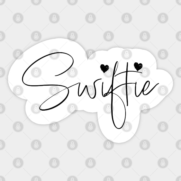 Swiftie Sticker by SwiftLyrics